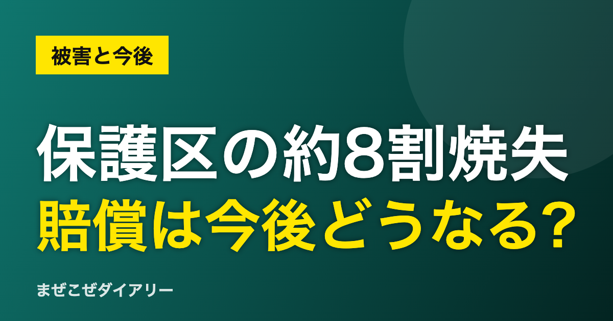 モンゴル保護区の約8割焼失 賠償は今後どうなる?